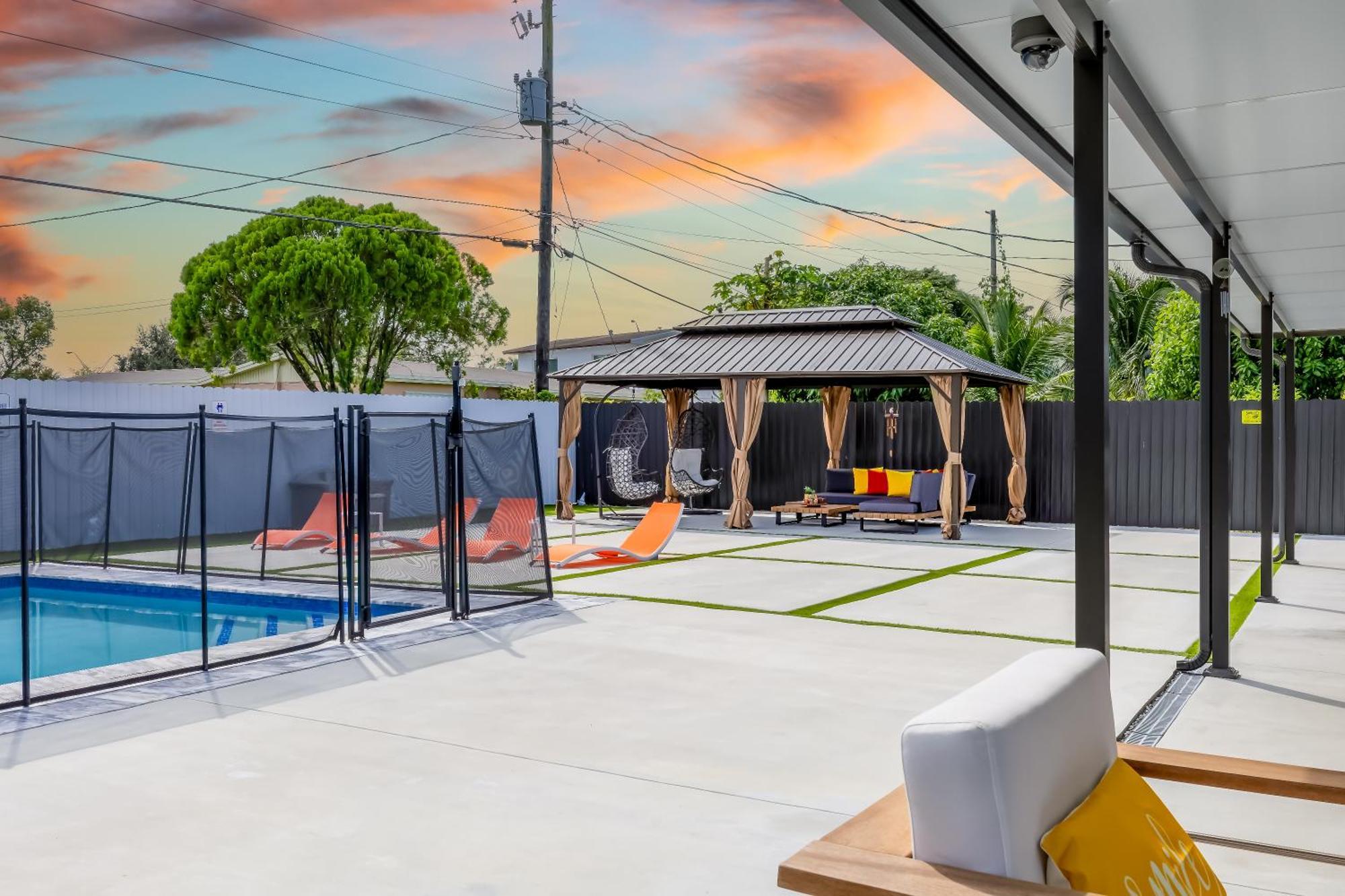 Ferienhaus Havana Blue/pool+heater/hard Rock/gazebo/bbq Miami